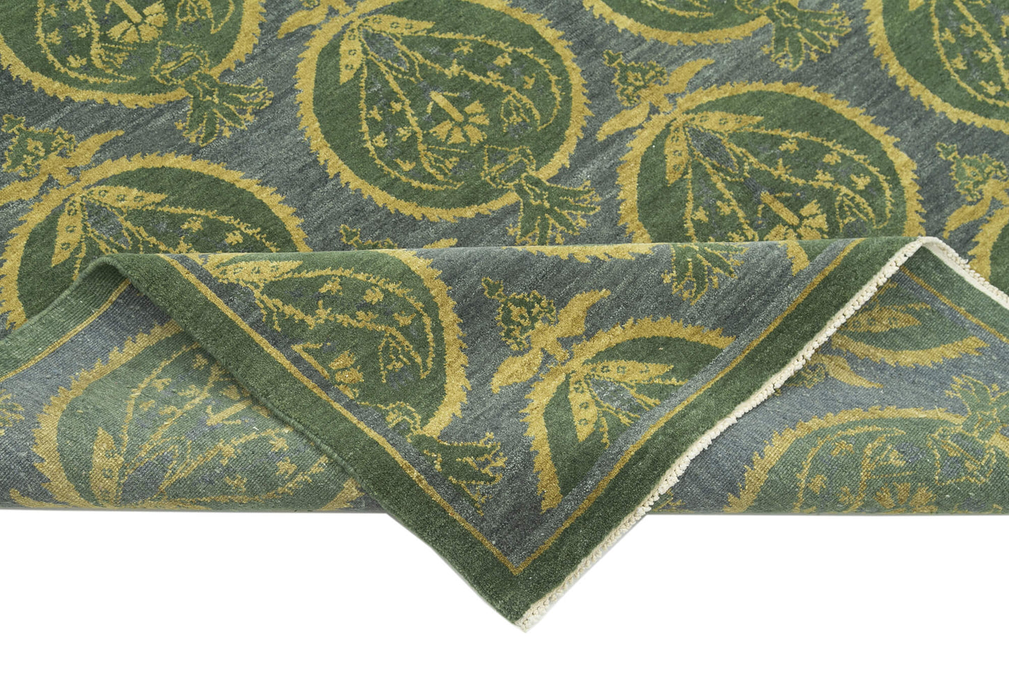 6x8 Green Oushak Rug - 33626