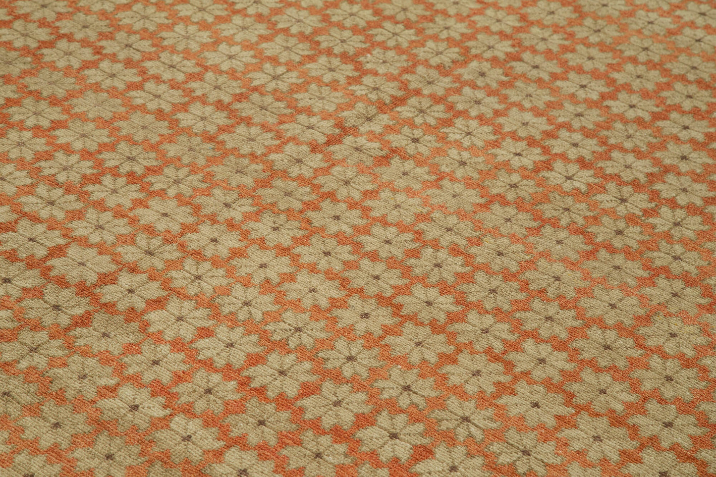 8x10 Beige Oushak Rug - 33644