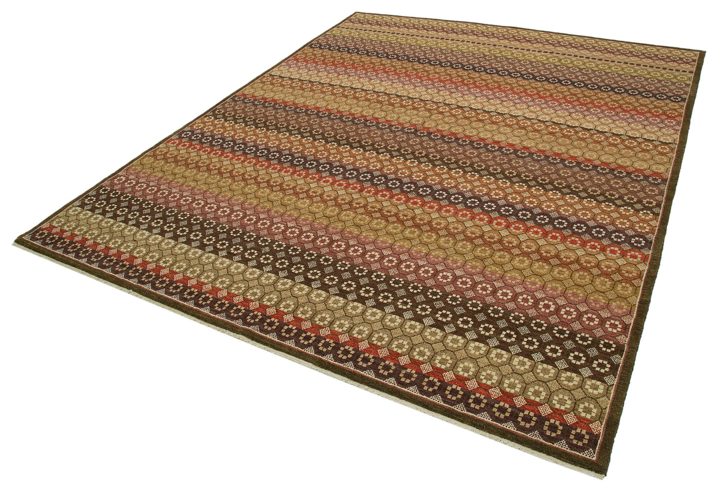 8x10 Brown Oushak Rug - 33651