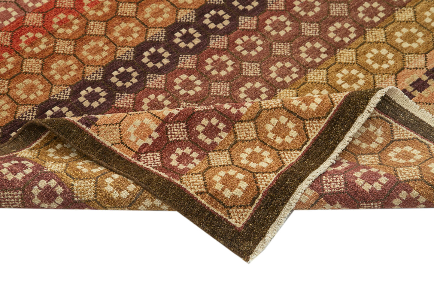 8x10 Brown Oushak Rug - 33651