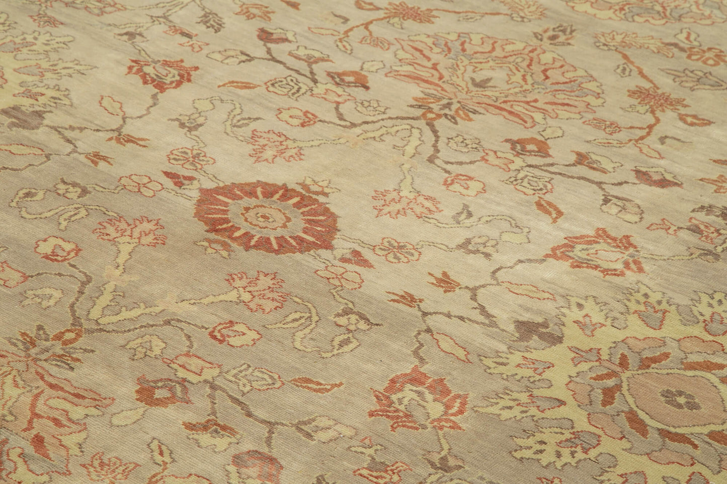 10x13 Beige Oushak Rug - 33662