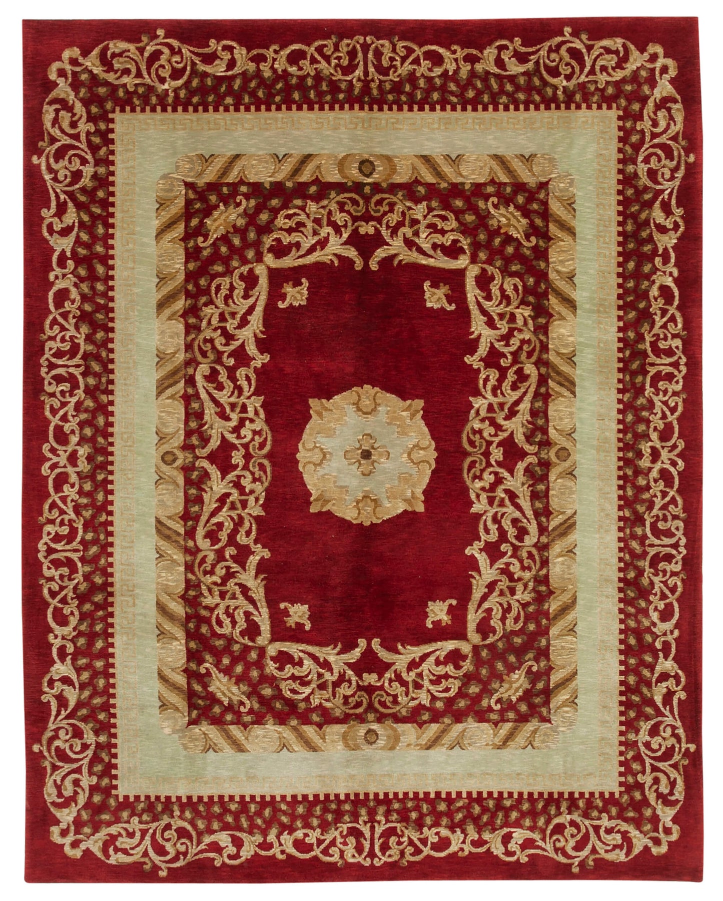 8x10 Red Oushak Rug - 33671