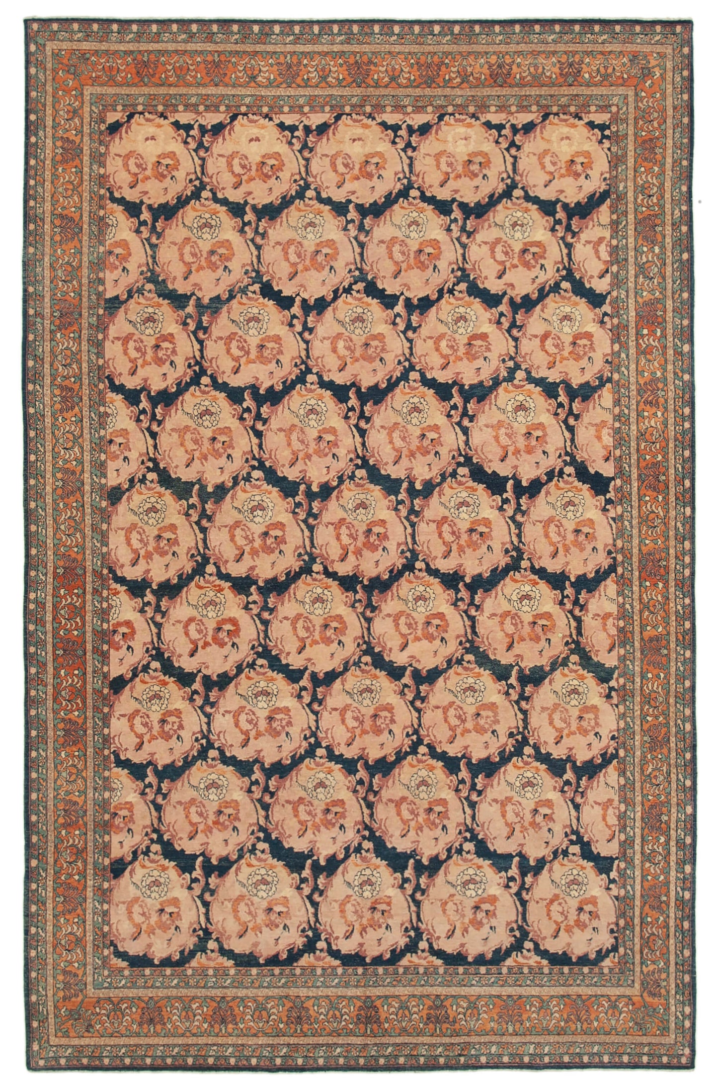 8x12 Blue Oushak Rug - 33677