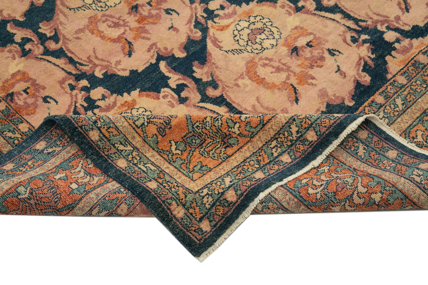 8x12 Blue Oushak Rug - 33677