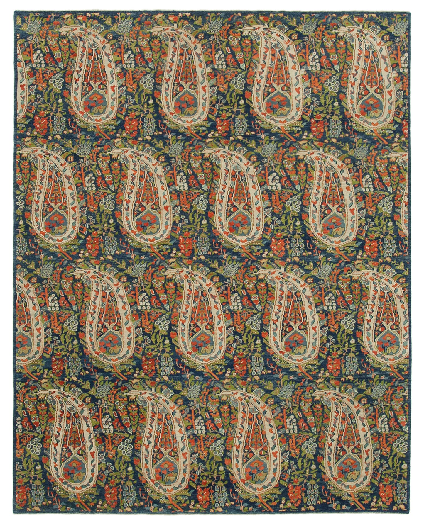 8x10 Blue Oushak Rug - 33701