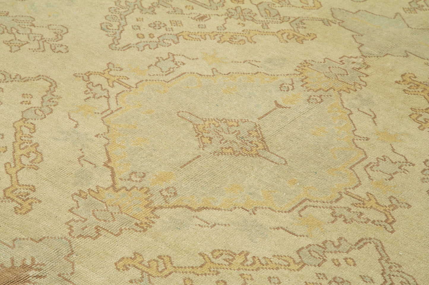 8x9 Beige Oushak Rug - 33789