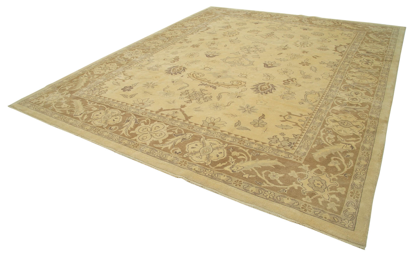 10x12 Beige Oushak Rug - 33796
