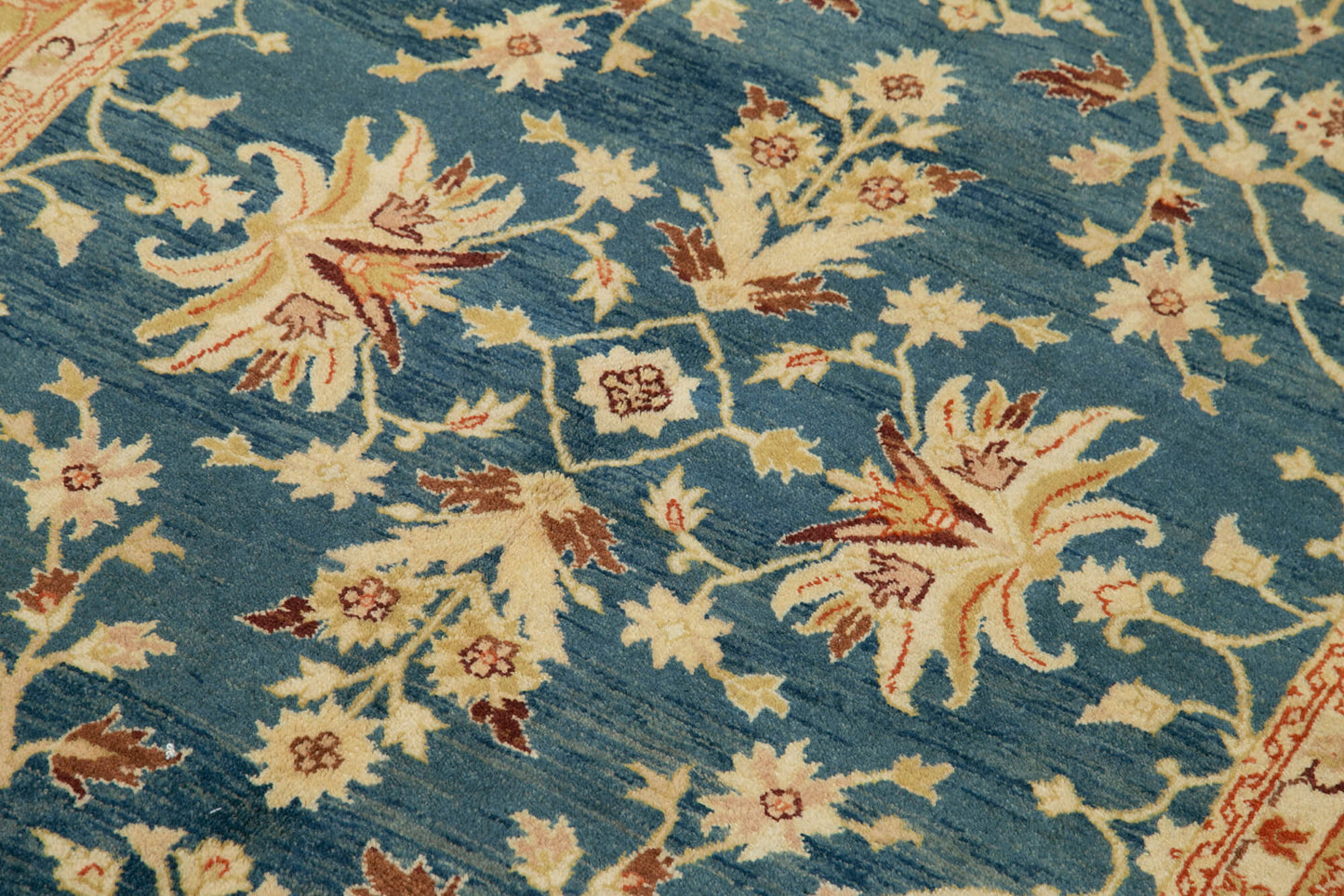 4x6 Blue Oushak Rug - 33817