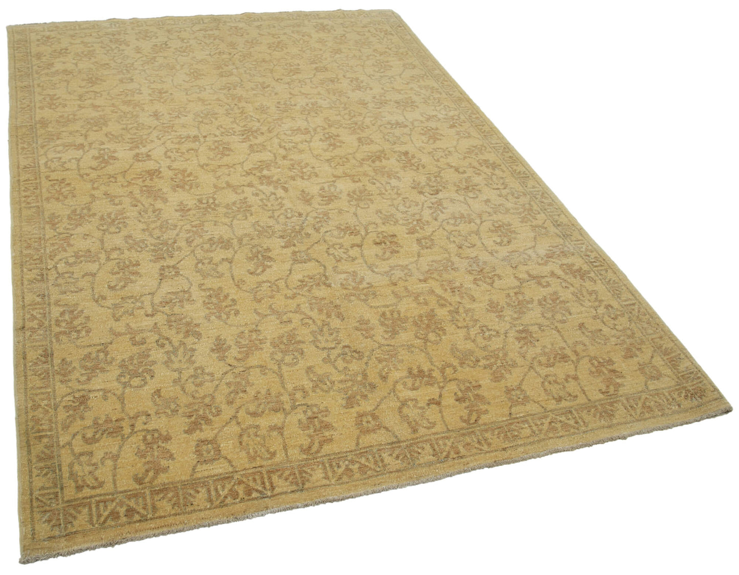 6x9 Yellow Oushak Rug - 33837