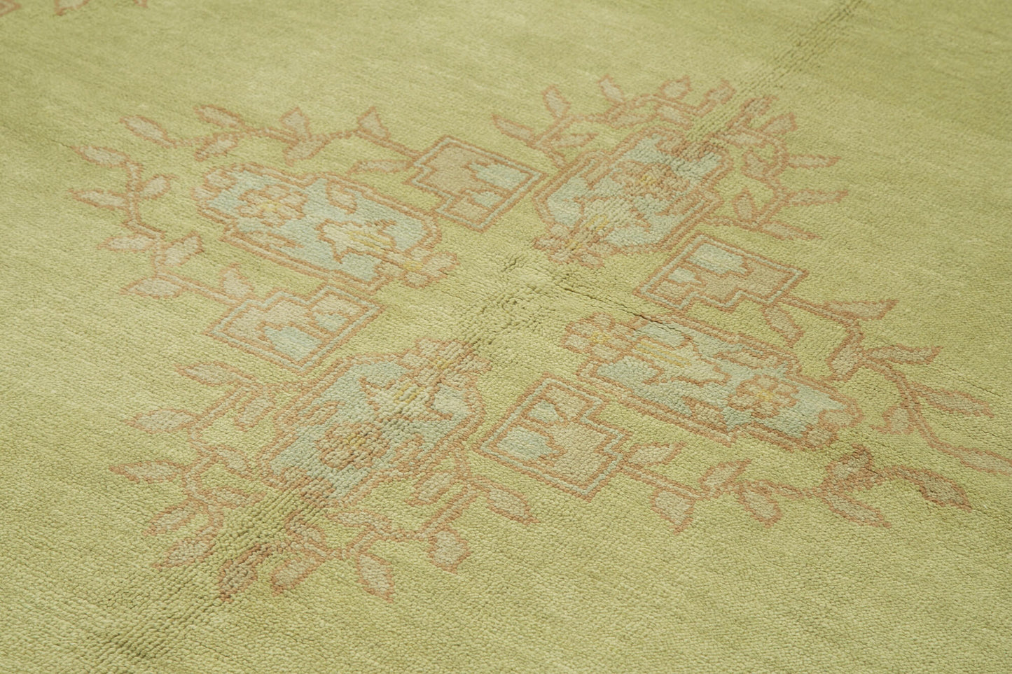 6x9 Green Oushak Rug - 33844