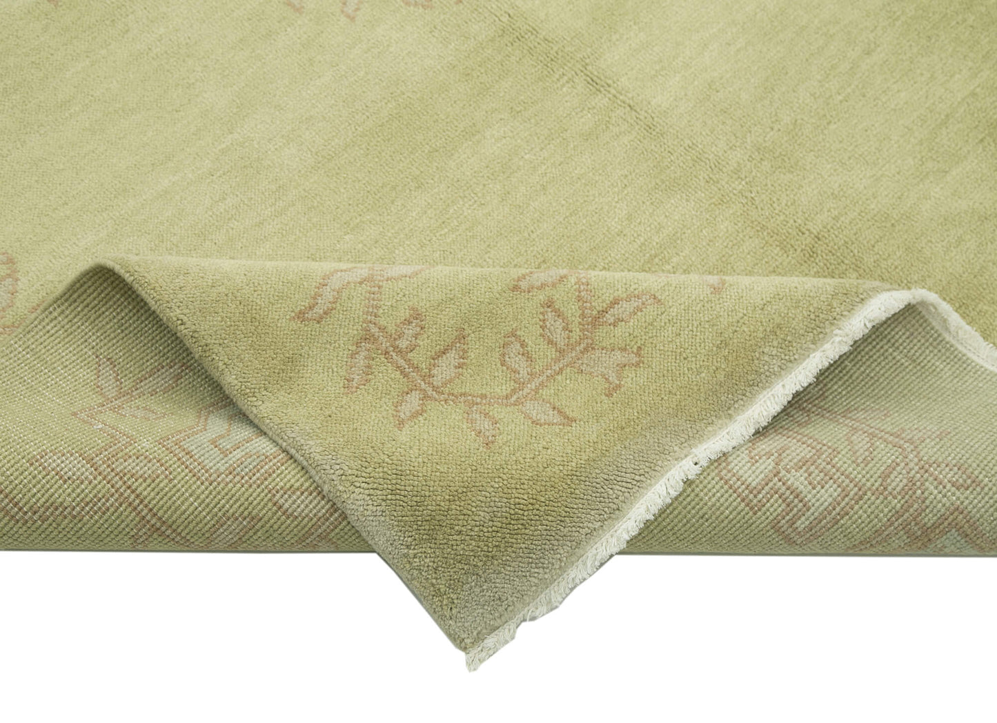 6x9 Green Oushak Rug - 33844