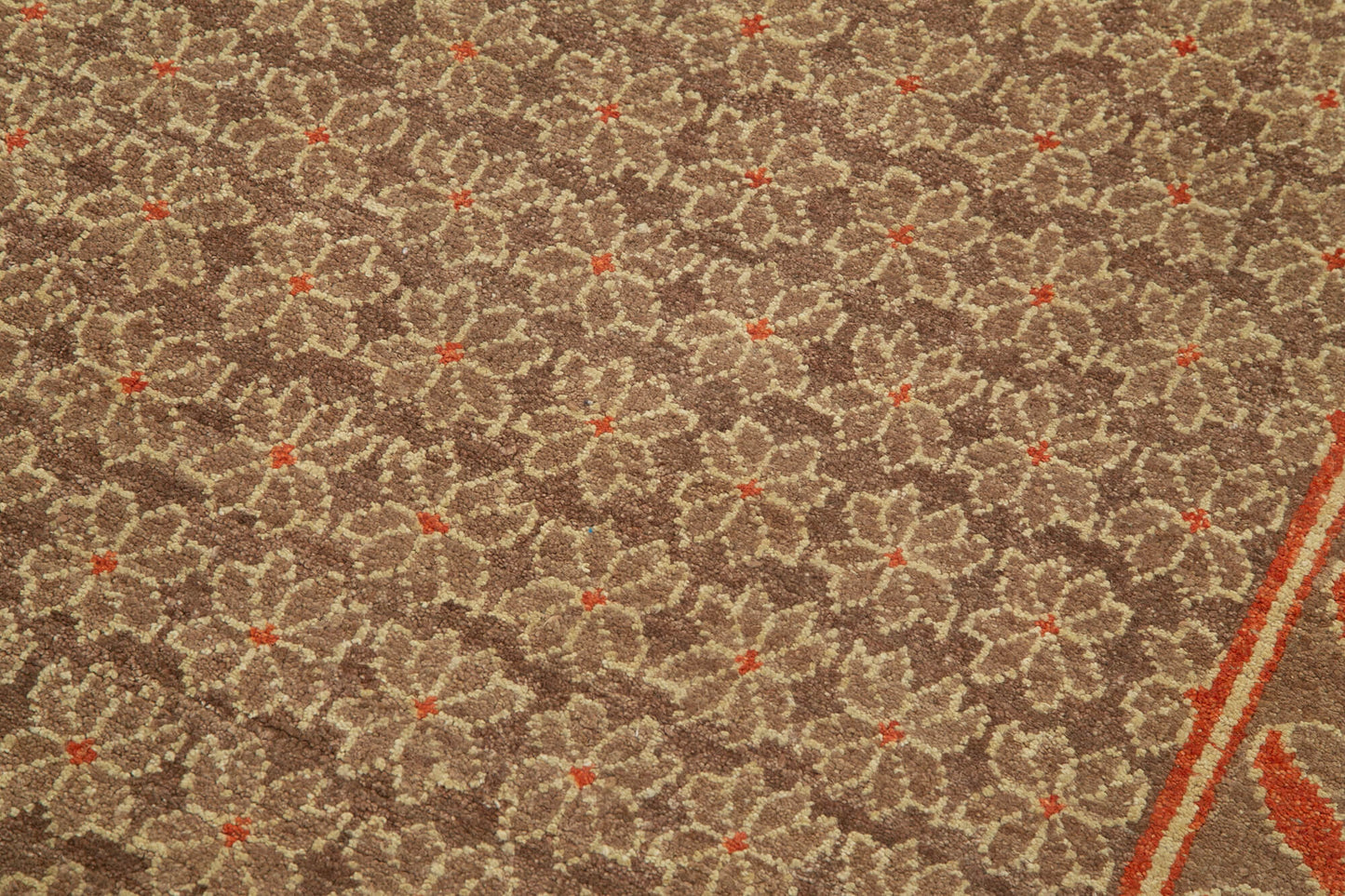 3x10 Brown Oushak Runner Rug - 33858