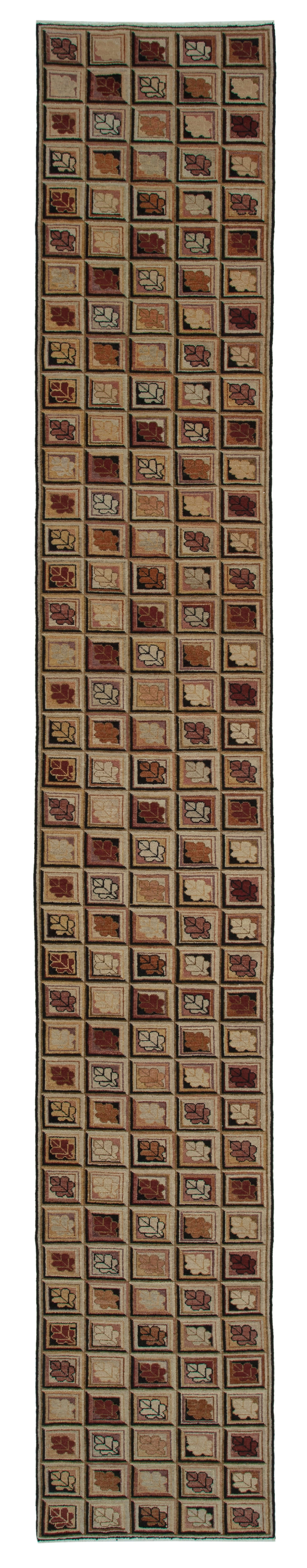 2x16 Beige Oushak Runner Rug - 33862