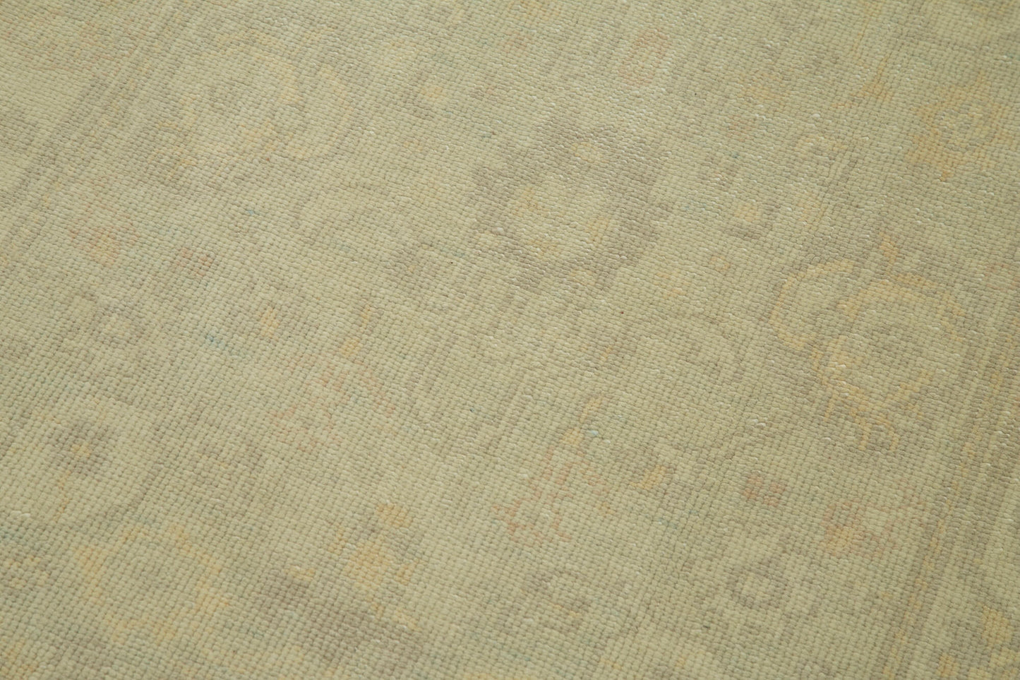 3x12 Beige Oushak Runner Rug - 33894