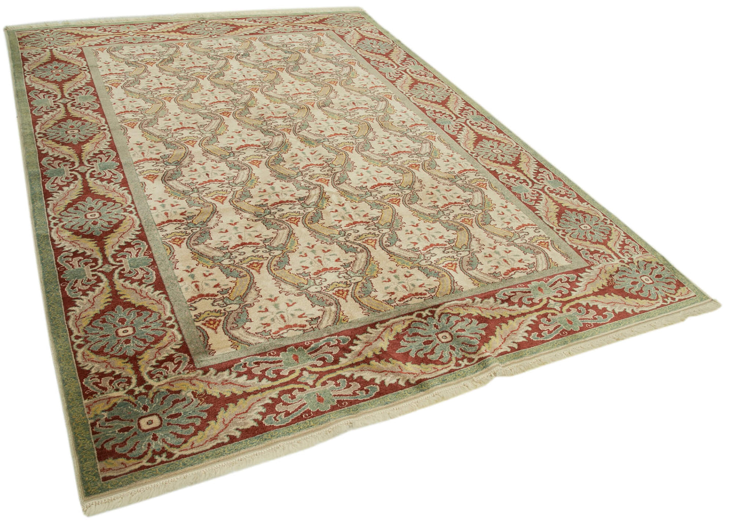 6x9 Beige Oushak Rug - 33929