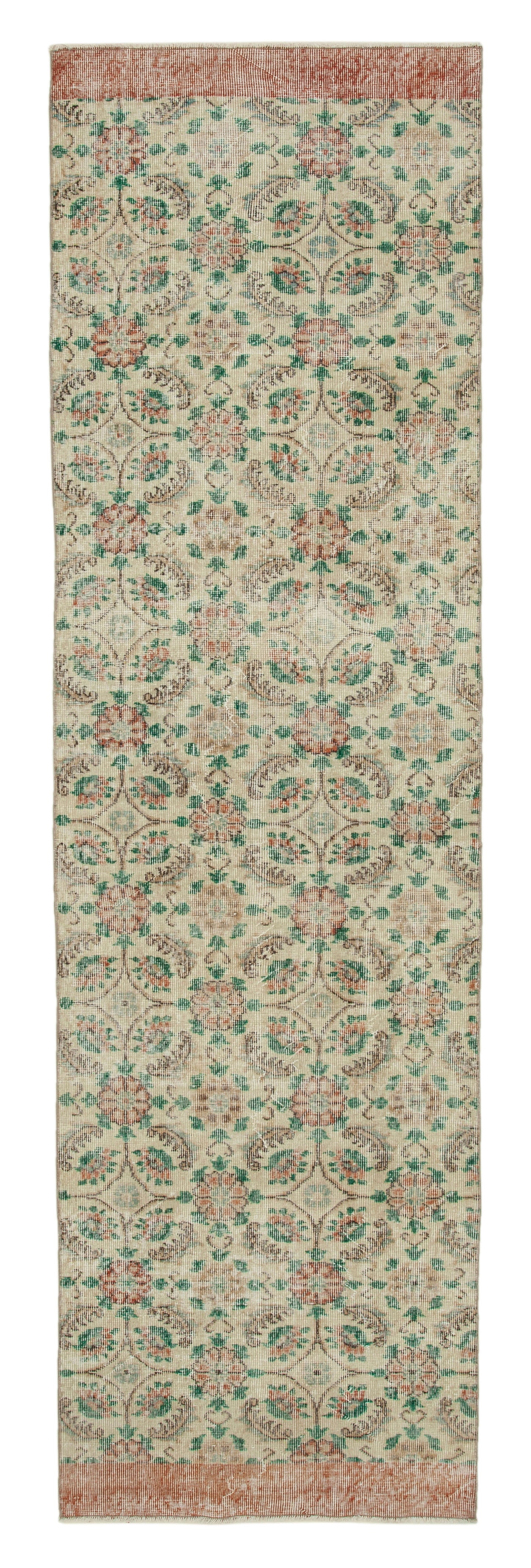 3x10 Beige Overdyed Runner Rug - 34268