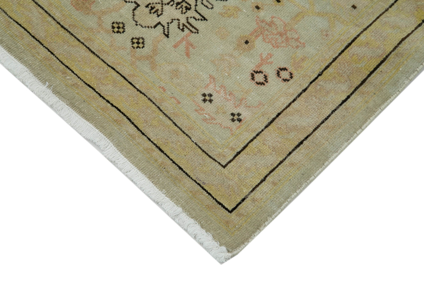 3x12 Beige Oushak Runner Rug - 34387