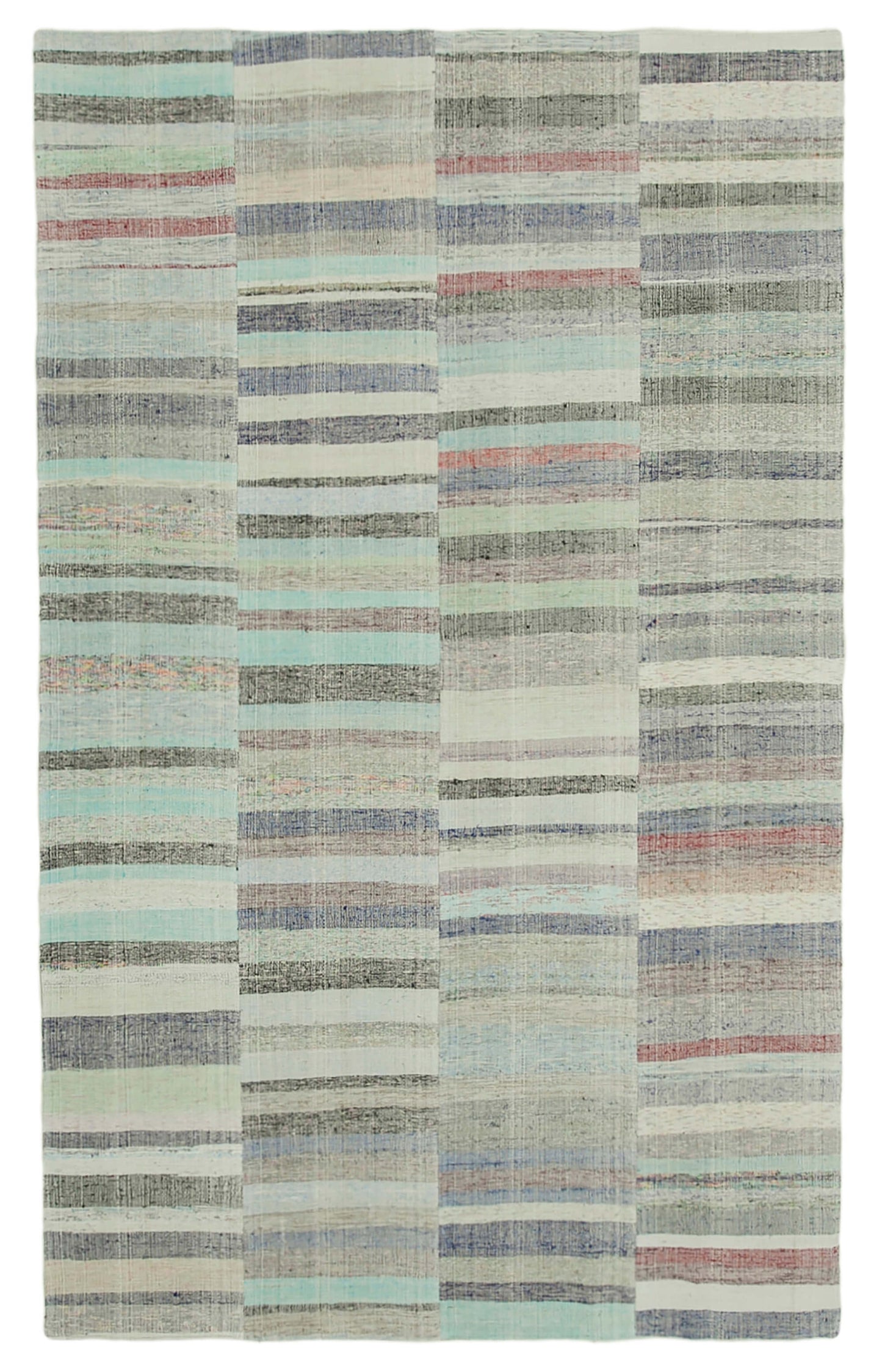 6x10 Multicolor Kilim Patchwork Rug - 34449