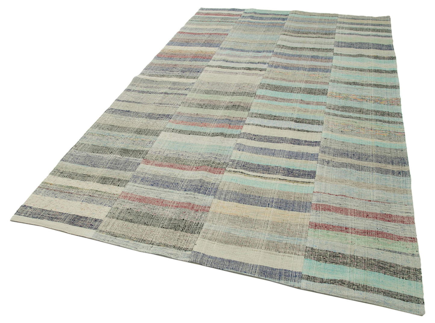 6x10 Multicolor Kilim Patchwork Rug - 34449