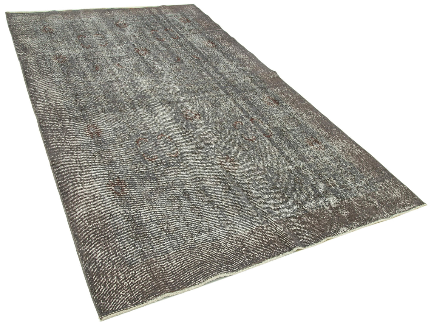 5x8 Grey Overdyed Rug - 34673