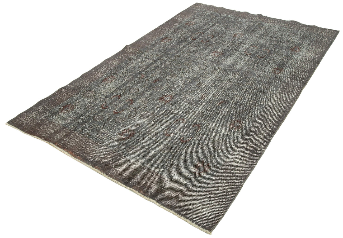 5x8 Grey Overdyed Rug - 34673