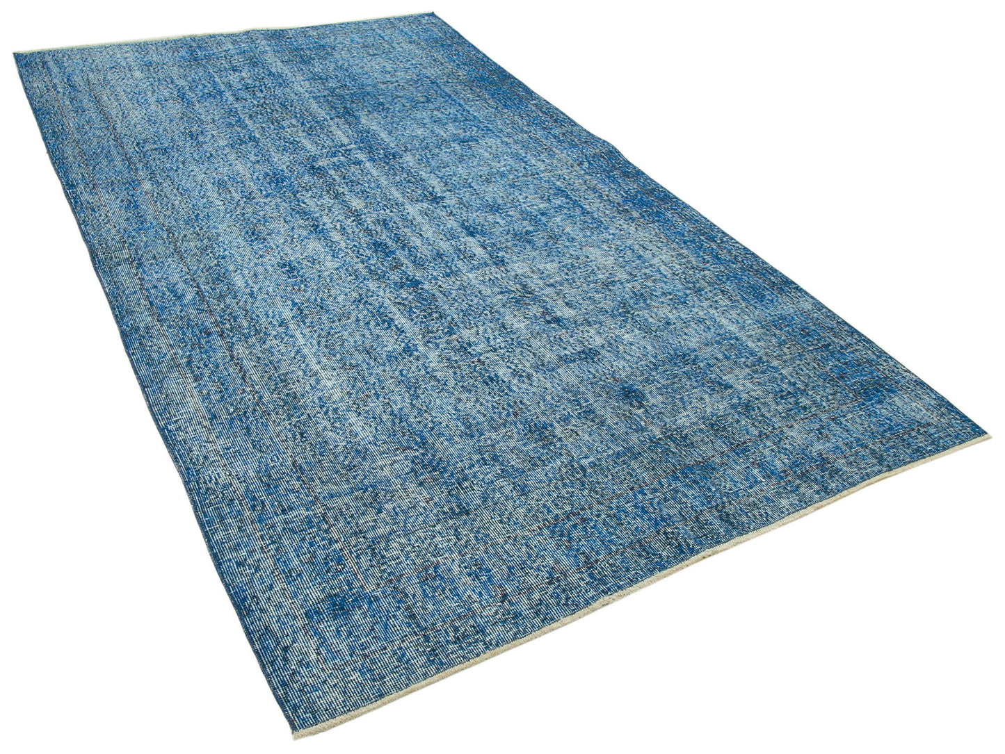 5x9 Blue Overdyed Rug - 34719