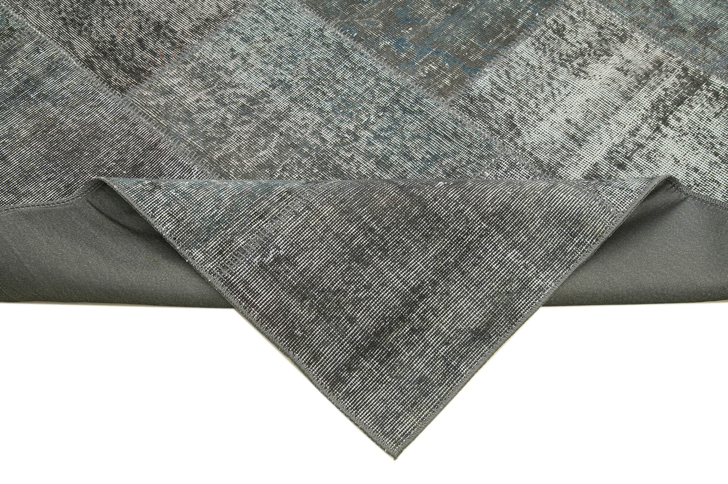 8x11 Grey Patchwork Rug- 34781