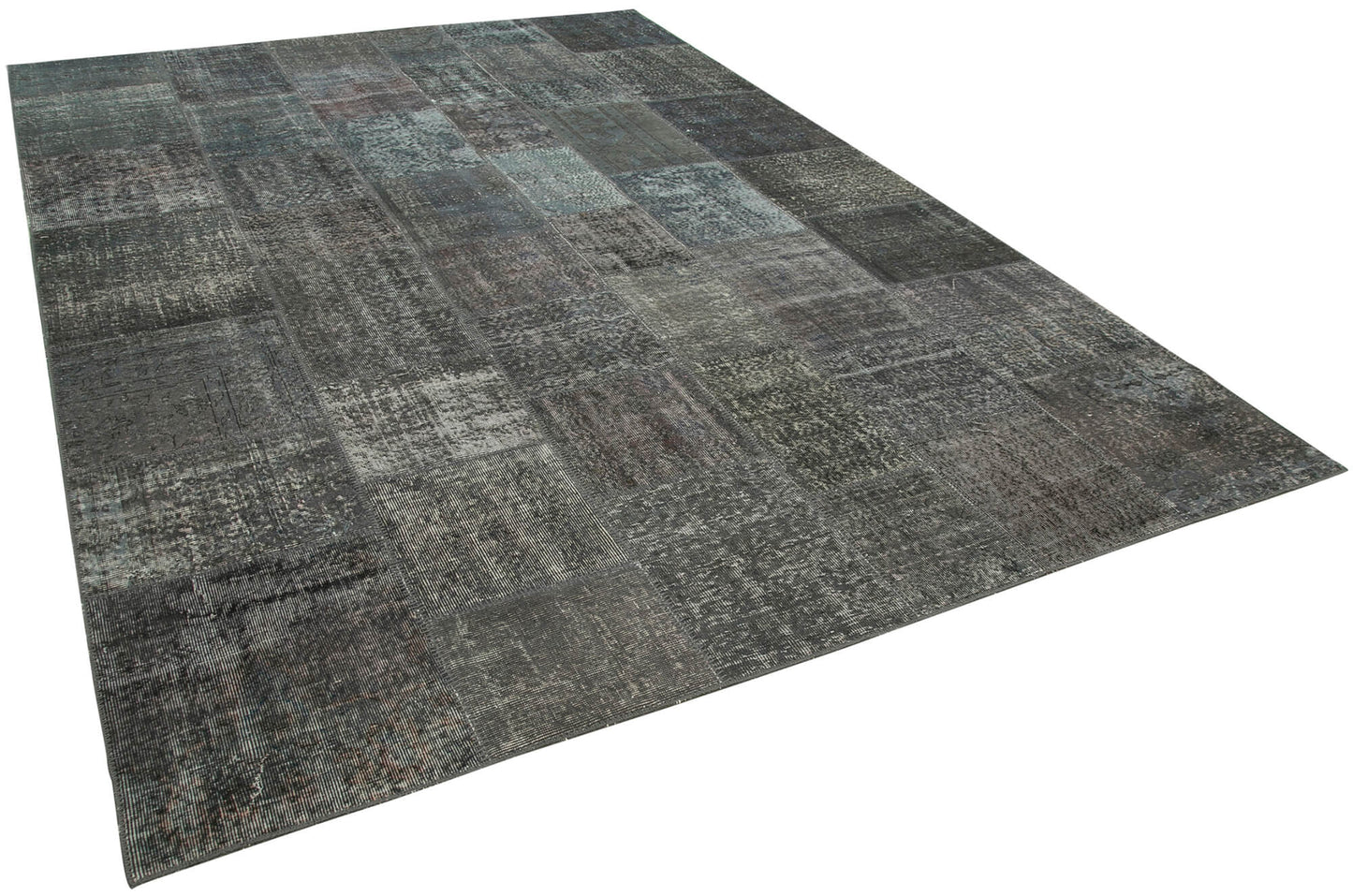 8x11 Grey Patchwork Rug- 34782