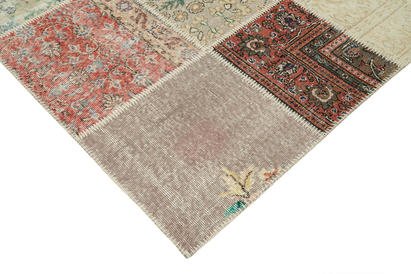 8x11 Multicolor Patchwork Rug- 34789