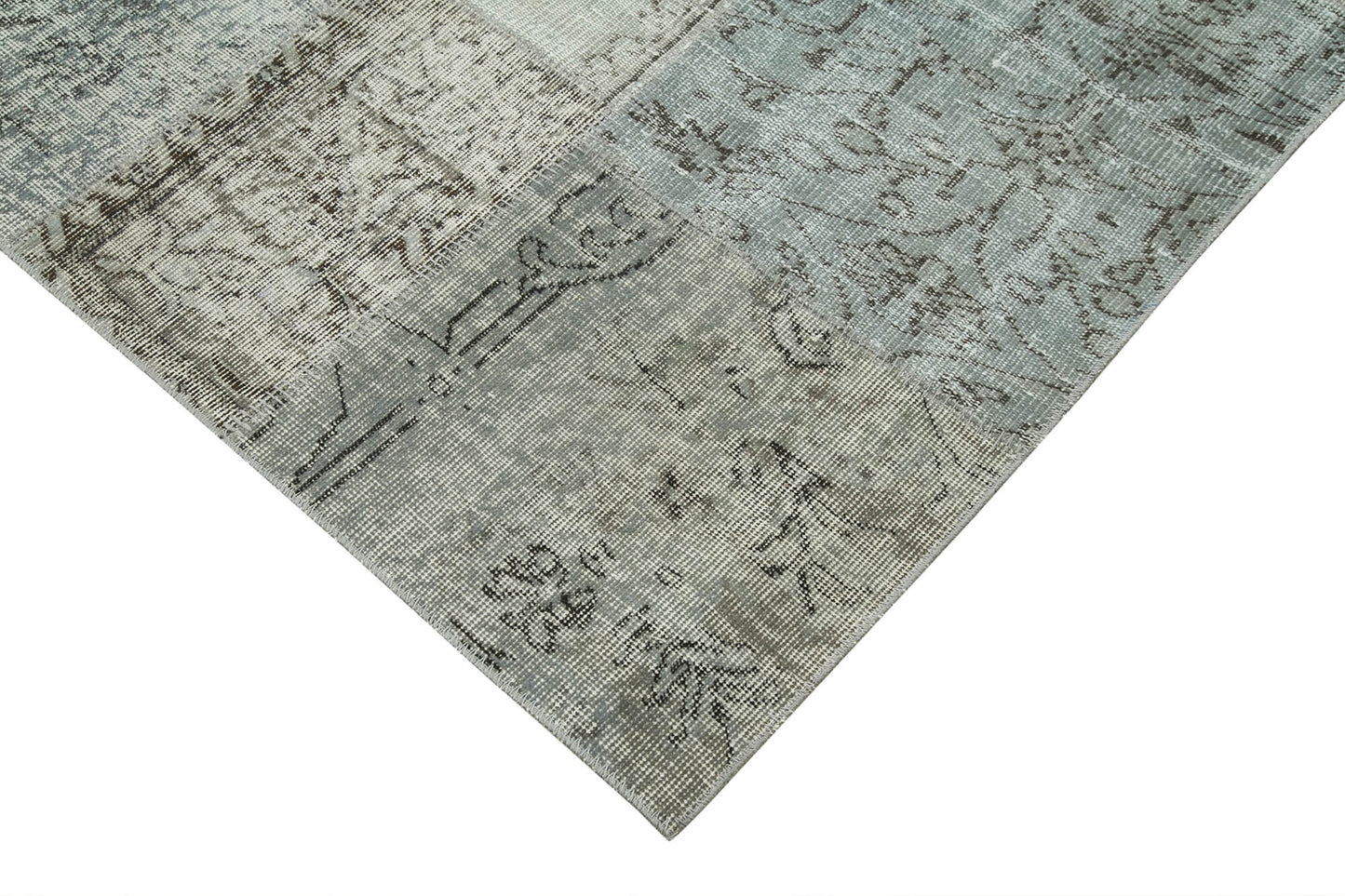 8x11 Grey Patchwork Rug- 34796