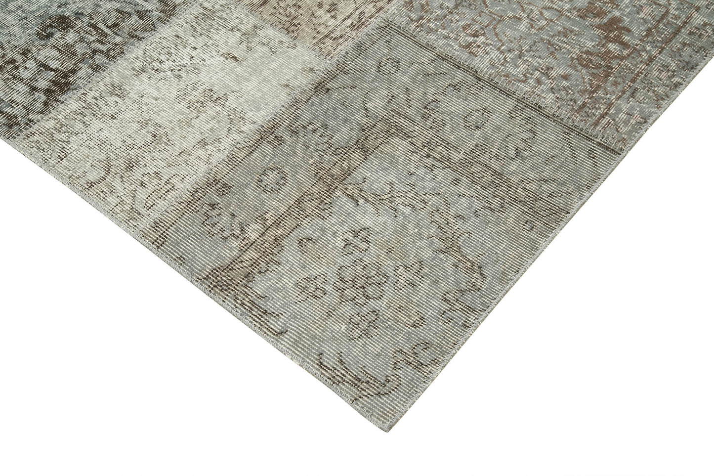 8x11 Grey Patchwork Rug- 34798