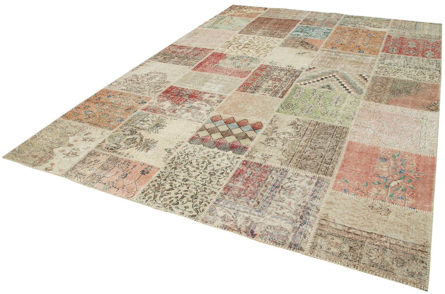 8x12 Multicolor Patchwork Rug- 34800
