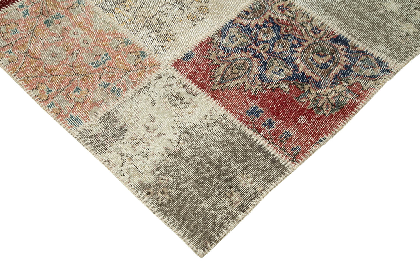 8x11 Multicolor Patchwork Rug- 34803