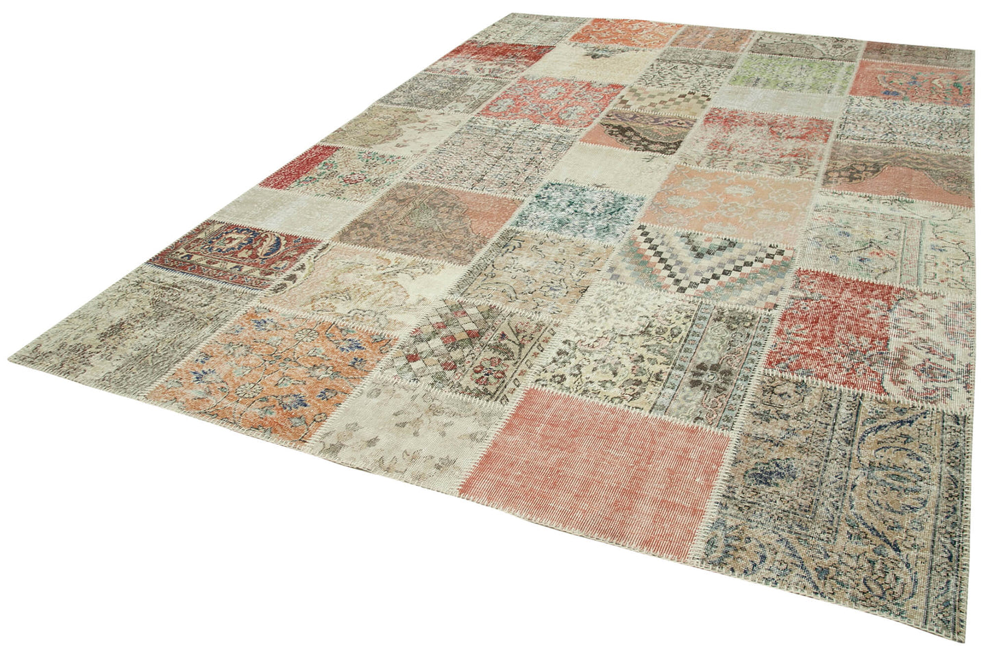 8x11 Multicolor Patchwork Rug- 34808