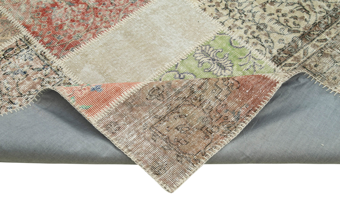 8x11 Multicolor Patchwork Rug- 34808