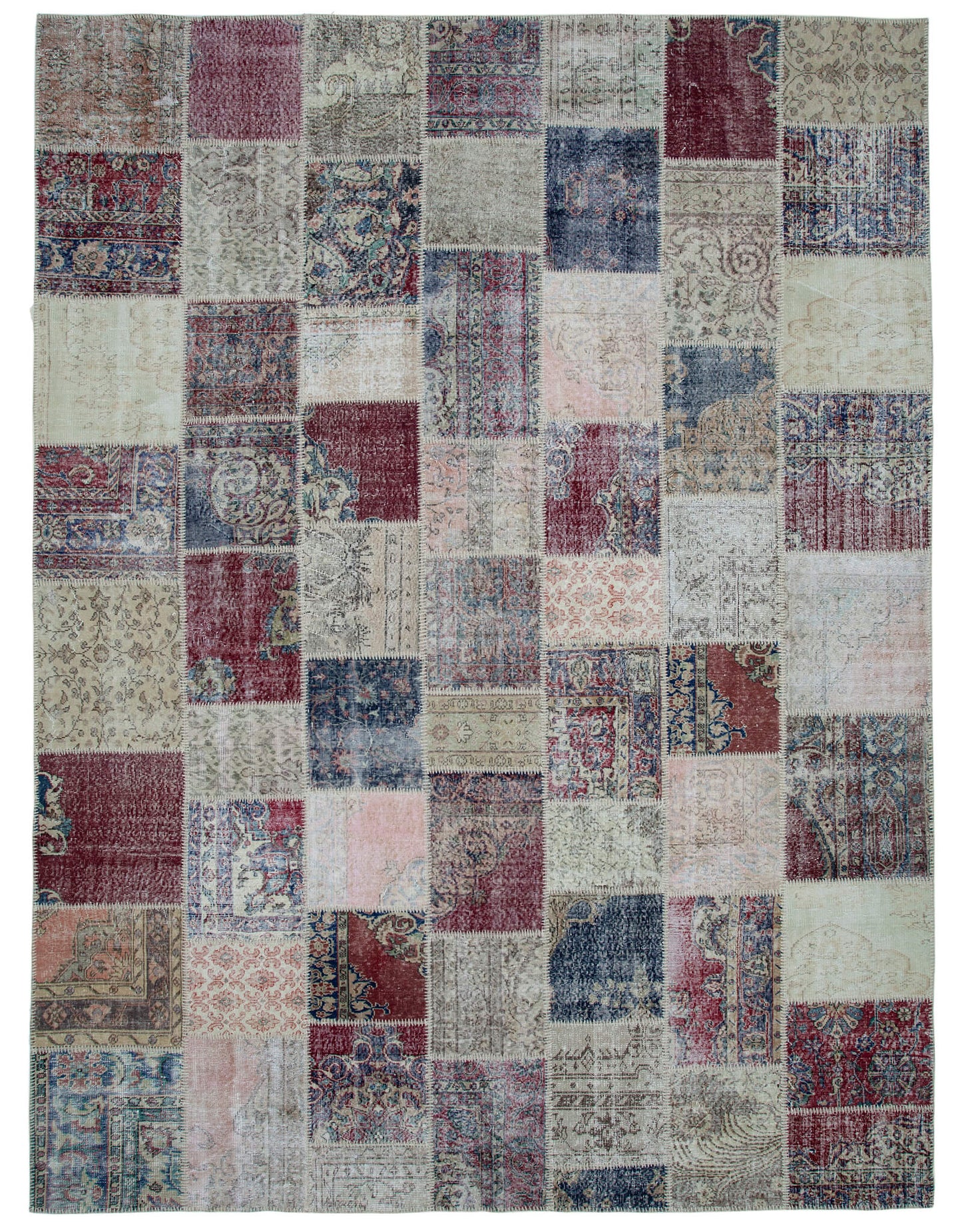 10x13 Multicolor Patchwork Rug - 34820