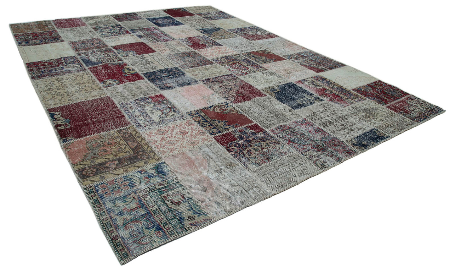 10x13 Multicolor Patchwork Rug - 34820