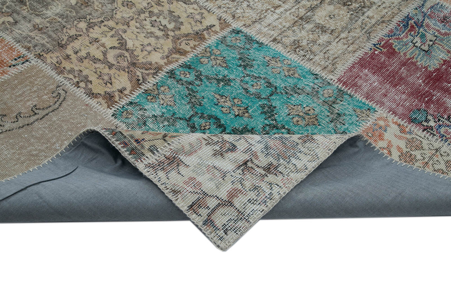 10x13 Multicolor Patchwork Rug - 34822