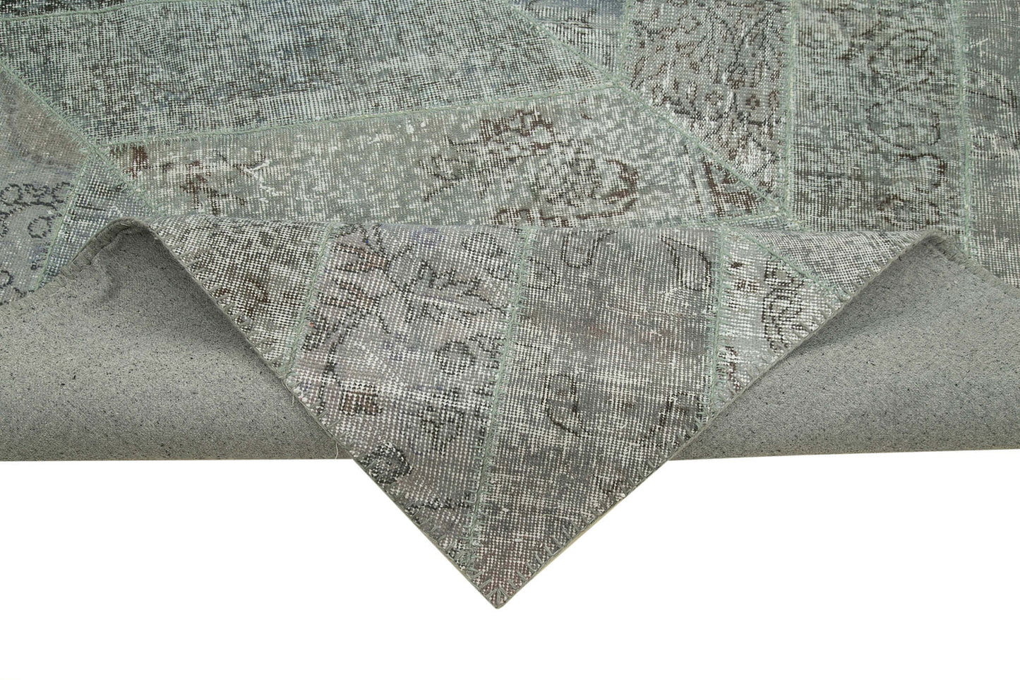 9x12 Grey Patchwork Rug- 34825