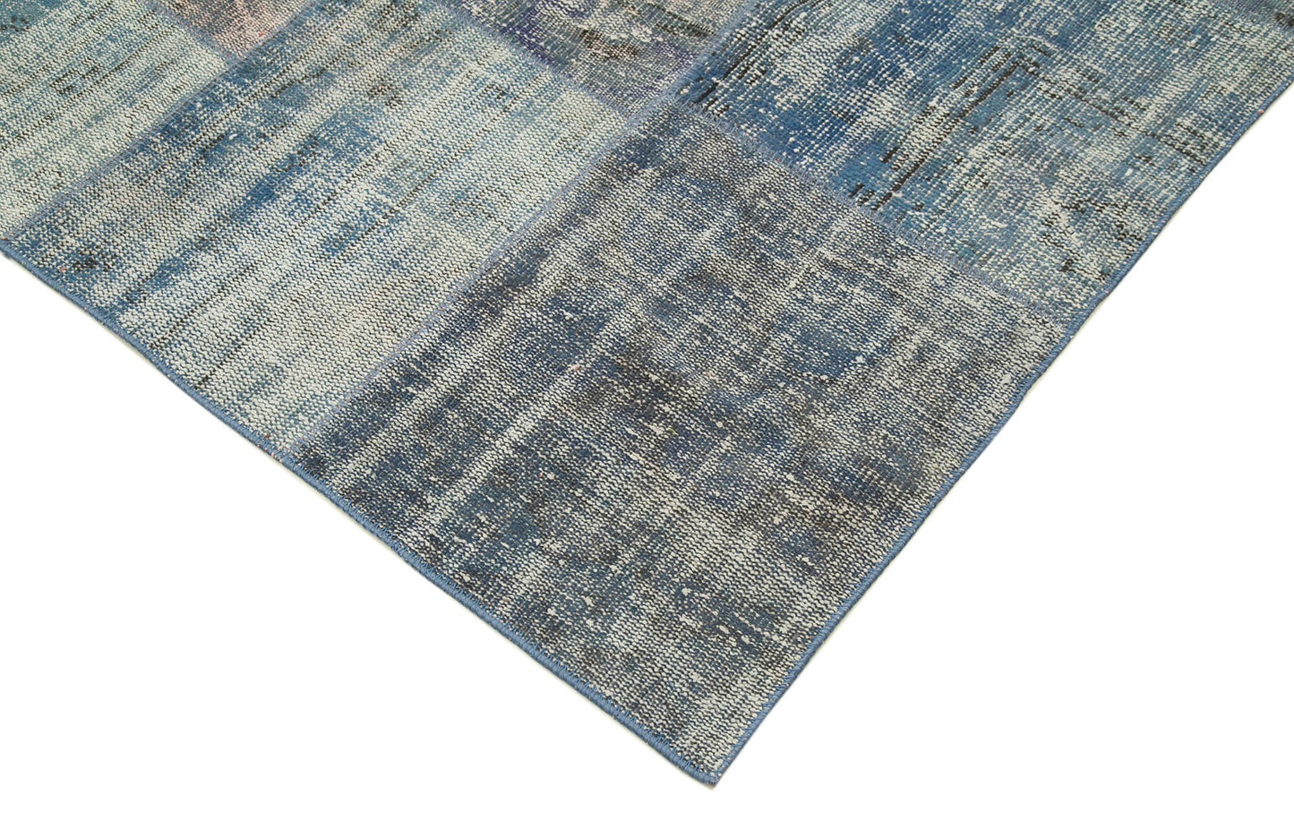 8x12 Blue Patchwork Rug- 34841