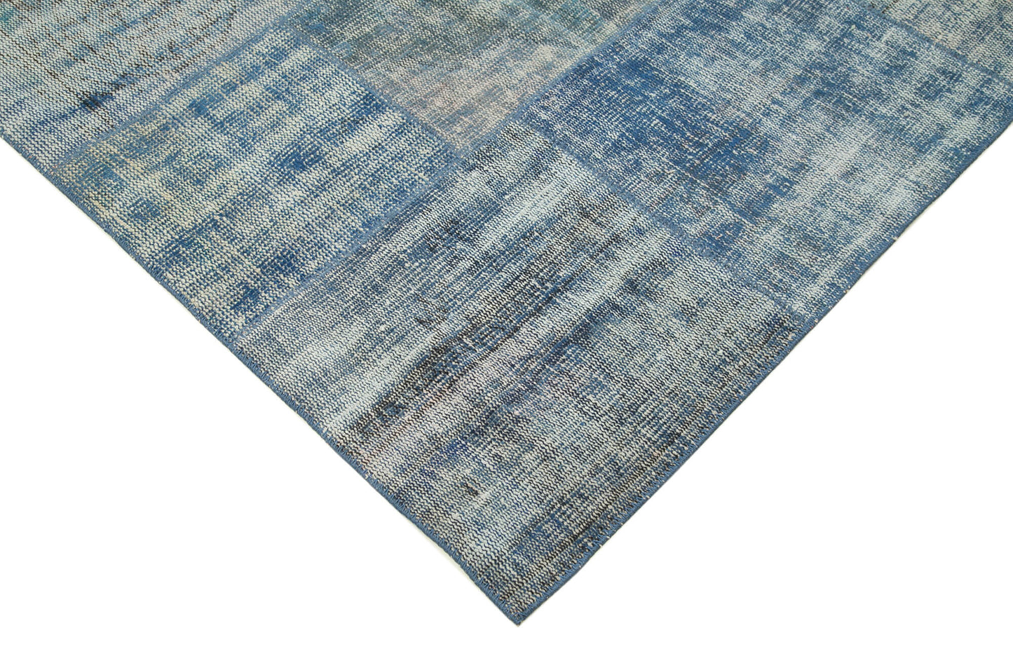 8x11 Blue Patchwork Rug- 34843