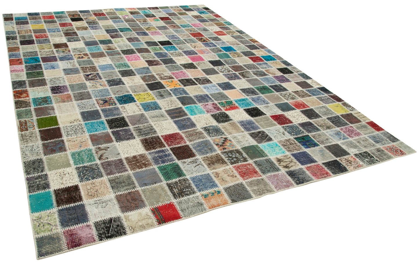 8x11 Multicolor Patchwork Rug- 34863