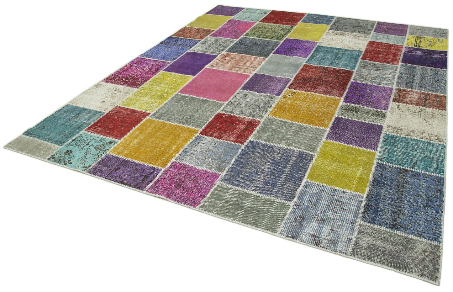 8x10 Multicolor Patchwork Rug - 34890