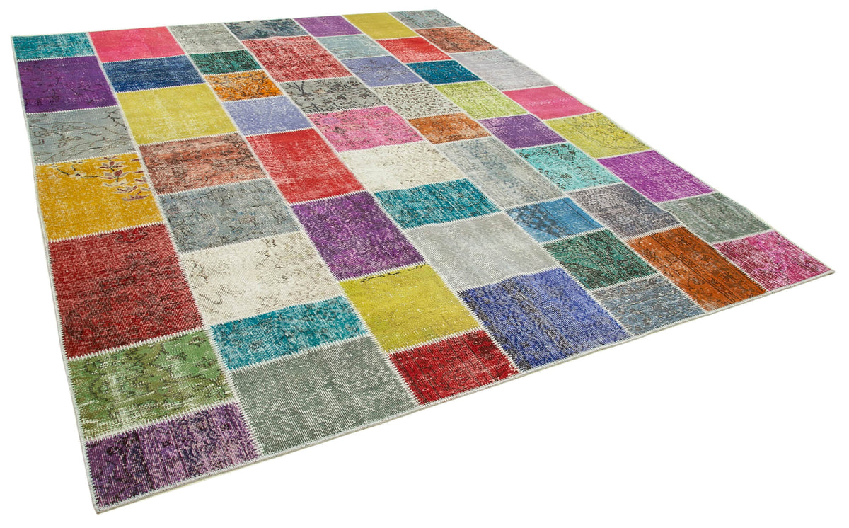 8x10 Multicolor Patchwork Rug - 34896
