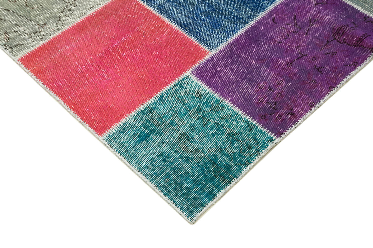 8x10 Multicolor Patchwork Rug - 34896
