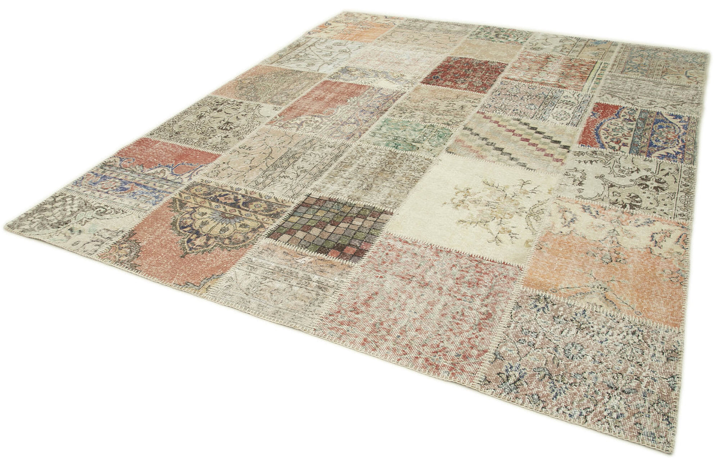 8x10 Multicolor Patchwork Rug - 34908