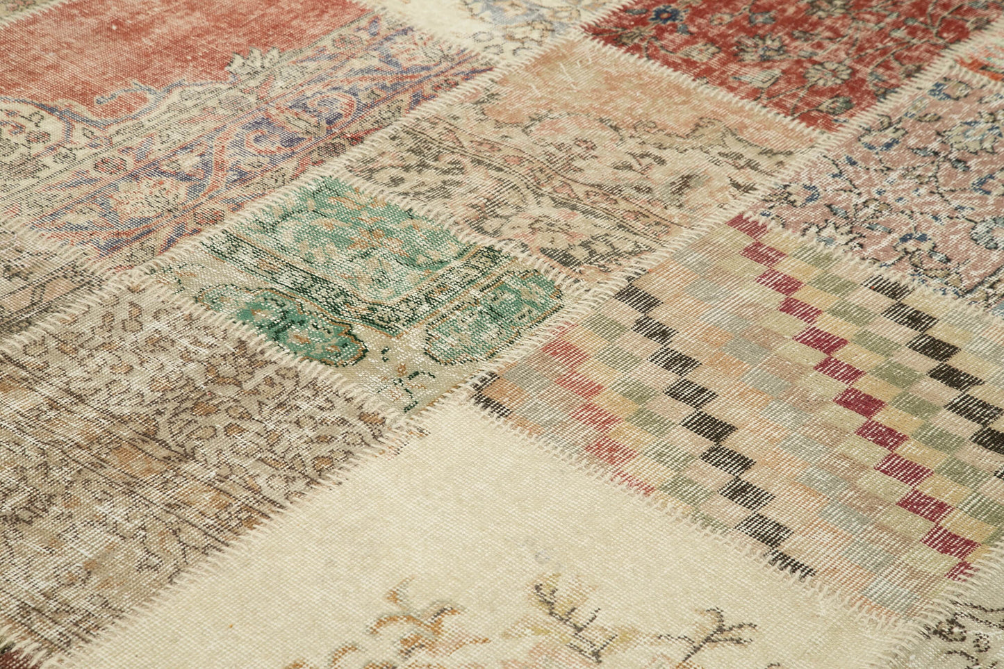 8x10 Multicolor Patchwork Rug - 34908