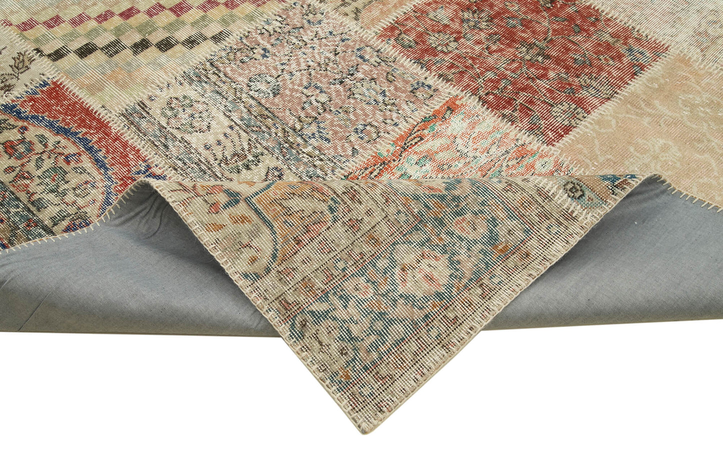 8x10 Multicolor Patchwork Rug - 34908