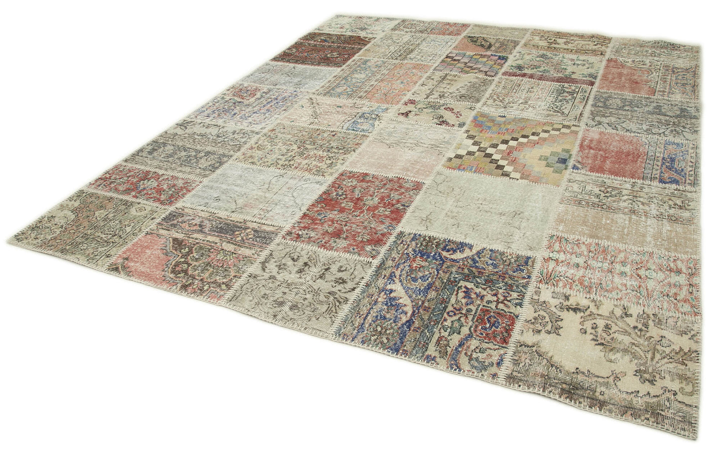 8x10 Multicolor Patchwork Rug - 34914