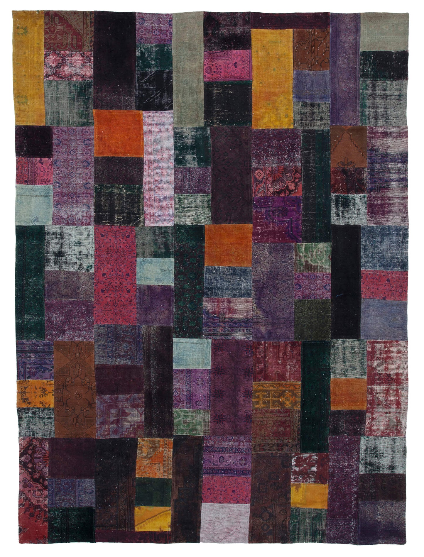 10x13 Multicolor Patchwork Rug - 34979
